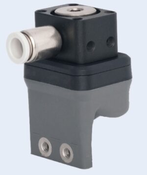 Dedo neumático blando con suplemento M3 y racor 6 mm Rochu